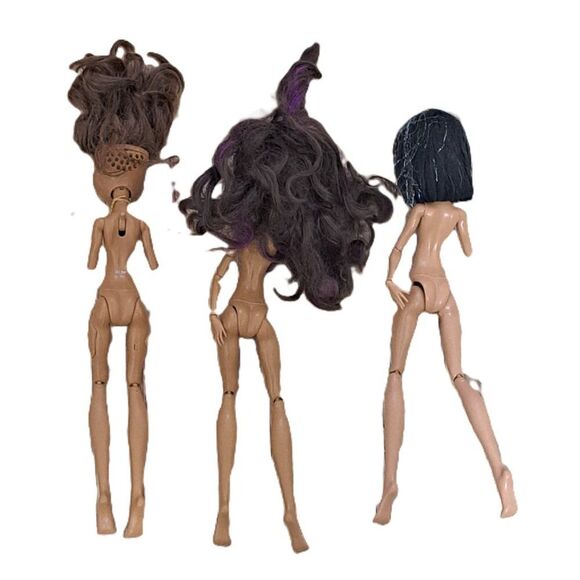 Monster High 3 Nude Dolls Collection For Parts Toy Collectable Teens Y2K - Picture 7 of 10